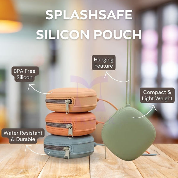 SplashSafe Silicon Pouch