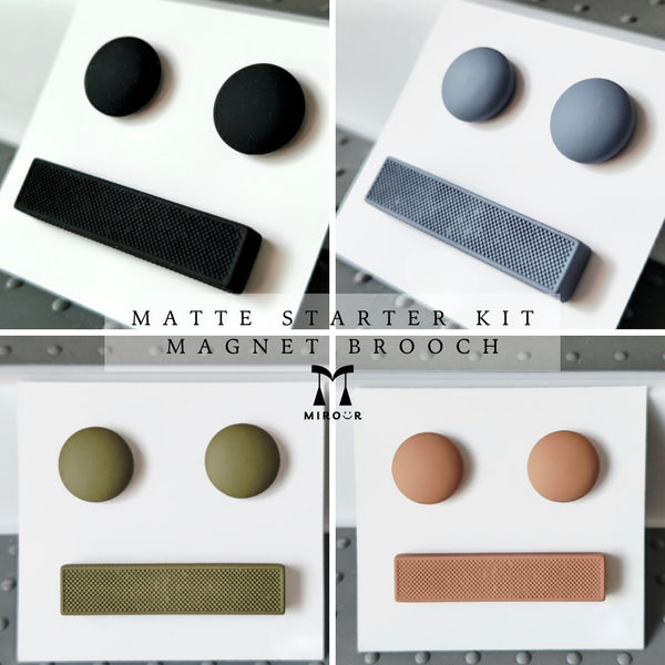 Matte Starter Kit Magnet Brooch